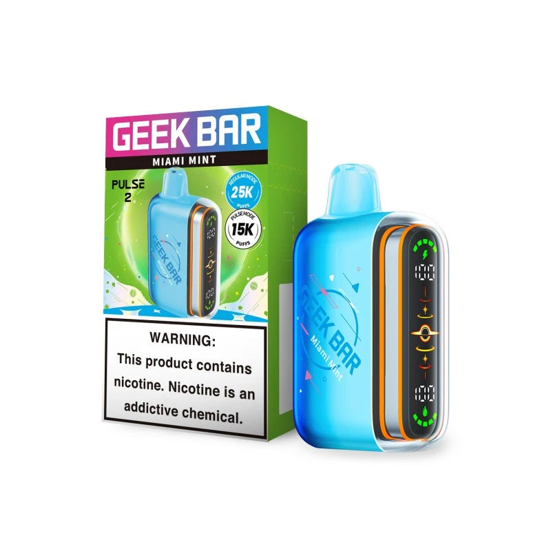 Geek Bar Pulse 2 25000 Puffs Miami Mint