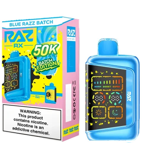 RAZ RX 50000 Puffs Blue Razz Batch