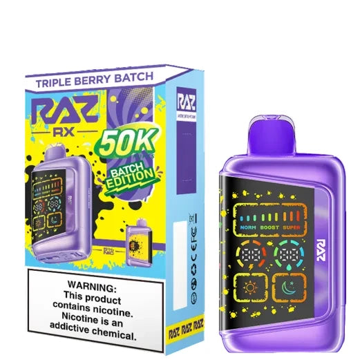RAZ RX 50000 Puffs Triple Berry Batch
