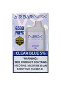 Air Bar Nex 6500 Puffs Clear Blue