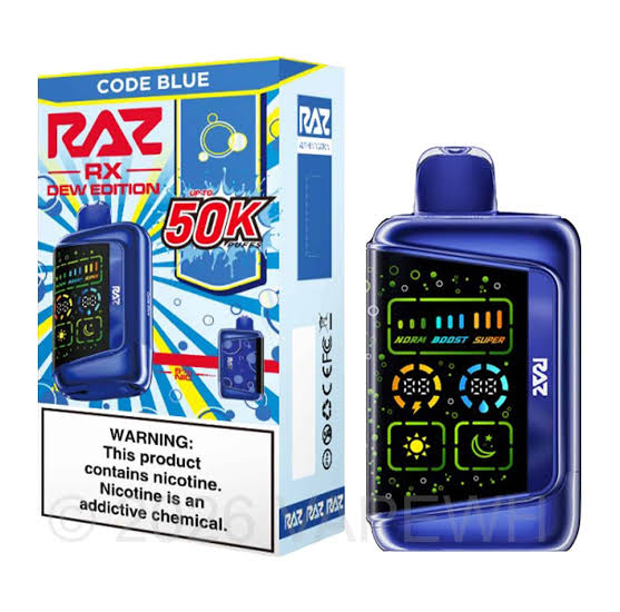 RAZ RX 50000 Puffs Code Blue