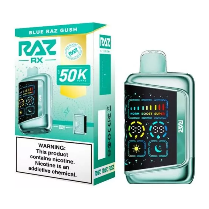 RAZ RX 50000 Puffs Blue Raz Gush